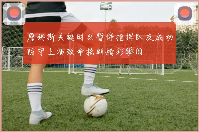 詹姆斯关键时刻暂停指挥队友成功防守上演致命抢断精彩瞬间